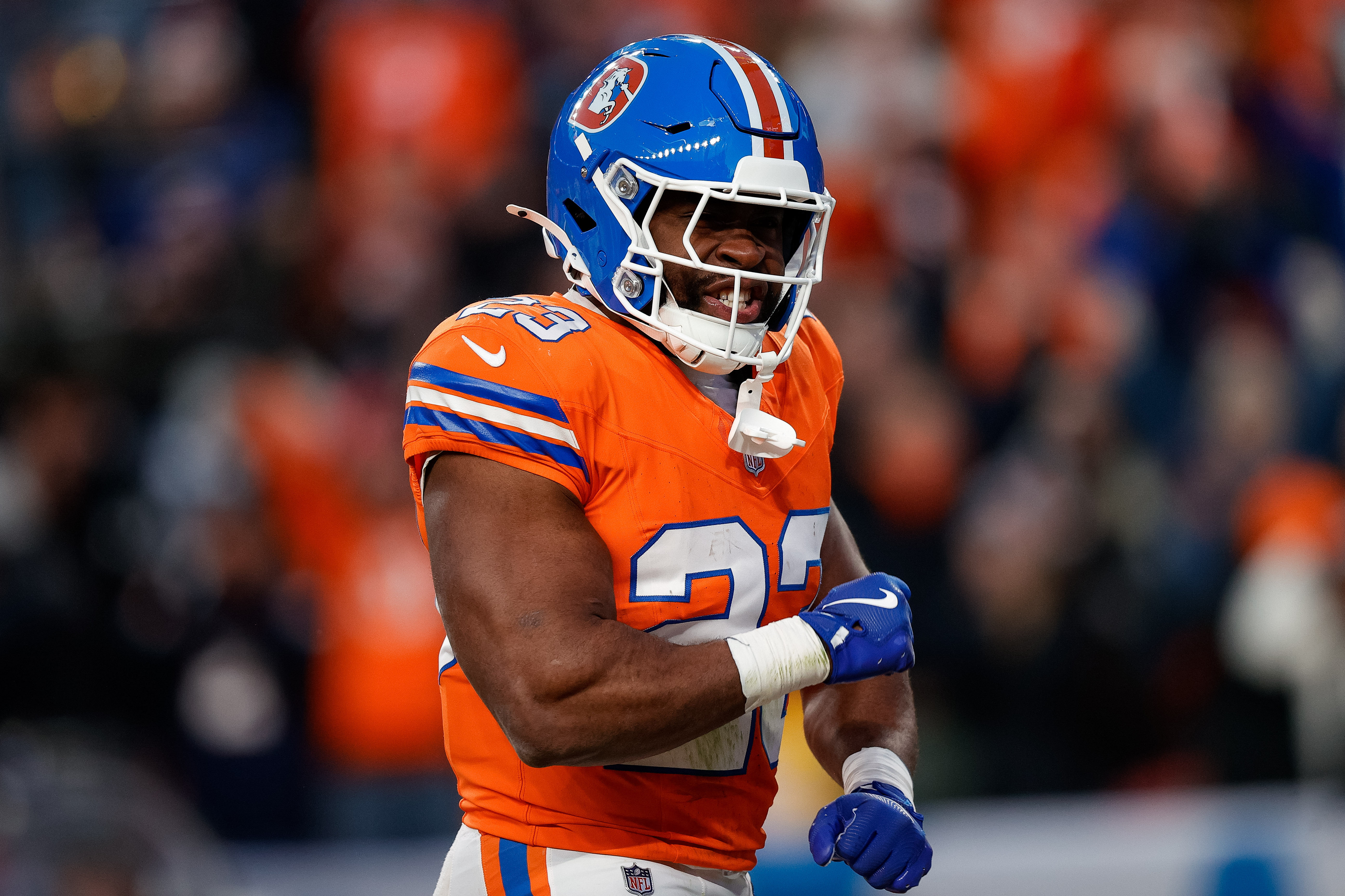 Denver Broncos RB Audric Estime - Source: Imagn